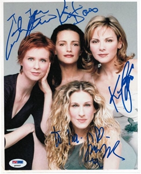 Sex And The City Signed 8x10 With all 4 Lead Signatures